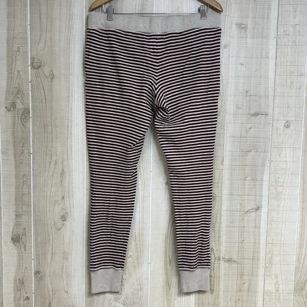 Jack Wills University Outfitters Women’s Striped Joggers Sz 10 Chill‎ Leisure